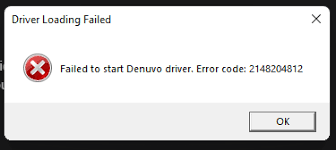 Failed to start denuvo driver error code 1056 как исправить